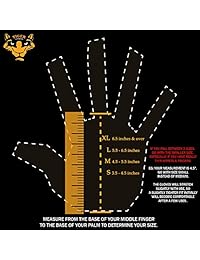 Best Crossfit Gloves with Sweatband, Wrist Support & Carrying Case By Tiger Fitness -  us Guard & Extra Grip Strength for WODs, Weightlifting & Gym Workouts - For Men & Women