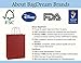 BagDream Gift Bags 10x5x13 Inches 25Pcs Red Stripes Kraft Paper Bags, Shopping Bags, Mechandise Bags, Retail Bags, Party Bags, Paper Gift Bags with Handles, 100% Recycled Paper Bags FSC Compliant