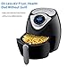 Ordergo Air Fryer, Fry Health with Less Fat, 1300W with Digital Screen Control, Black/AF106