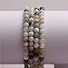 4mm Round Mixed Color Amazonite Stone Gemstone Beads Strand 15 Inch Jewelry Making Beads