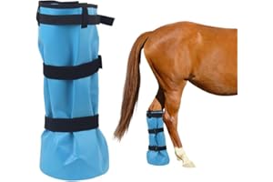 COMFPET Horse Soaking Boots, Ice Boots for Horses Promote Healing, Hoof Soaking Boot and Poultice Boot Treatment, Horse Hoof Care Wrapped for Hoof Moisturise