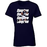 Navy Penn Saquon Barkley Text Pic Womens T-Shirt