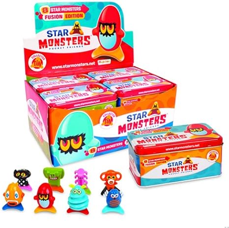Magic Box Star Monsters, Lata con 8 Figuras P00773: Amazon.es: Juguetes y juegos
