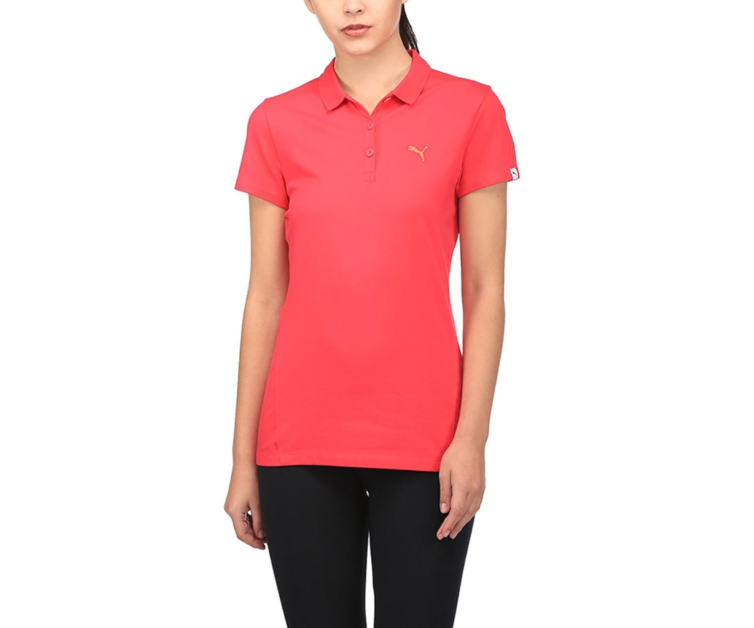 puma women's plain regular fit sports t-shirt
