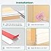 Door Draft Stopper, Under Door Draft Blocker Strong Self-Adhesive Door Seal Strip, Silicone Weather Stripping Windproof and Soundproof Door Sweep, 2