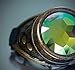 GloFX Copper Steampunk Cyber Gothic Kaleidoscope Goggles