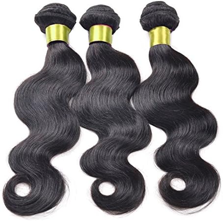 3bundles Brazilian weaves 100% Human Hair Extension Virgin Body Wave 4A Grade by Nino - 3-BRZ-BW-$P$-b3
