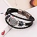 Susenstone®Fashion Jewelry Rhinestone Crystal Handmade Metal Beaded Bracelets