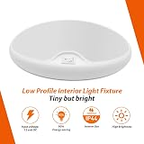 Dream Lighting 12V LED Ceiling Light 3500K 370LM RV Set of 2 IP44 with Switch view 3