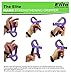 Elite Sportz Adjustable Hand Gripper and 3 Hand Grip Balls - Resistance Range of 22lbs to 88lbs (Purple)