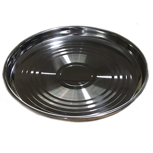Stainless steel round strip design plates, thali dinnerware for i…