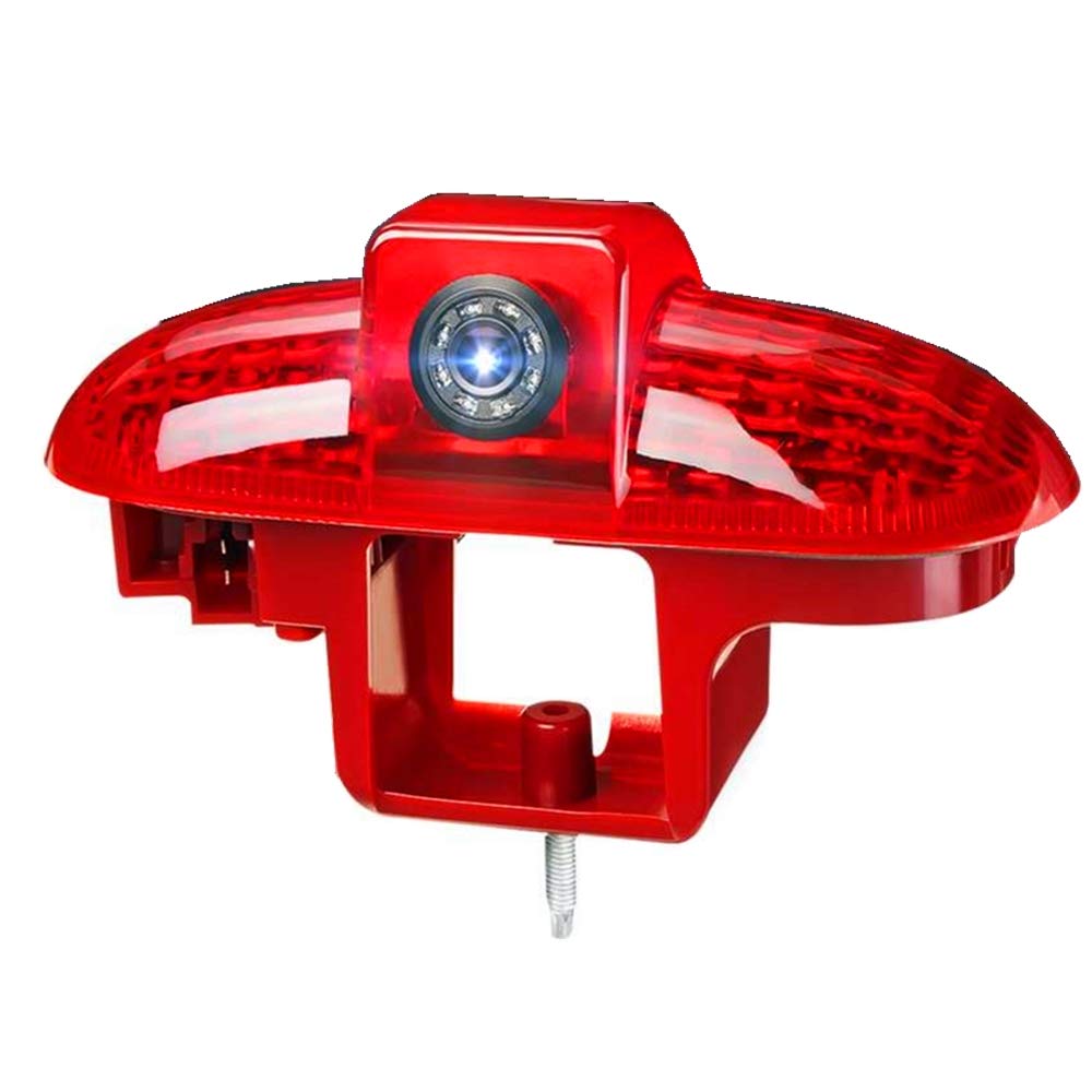 Night Vision Third Brake Light Camera Rear Backup Camera Replacement for Ren-ault Trafic (2001-2014), Opel Combo (2001-2011),Vauxhall Vivaro (2001-2014) Primastar FIAT Talento