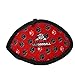 World's Tuffest Soft Dog Toy-Ultimate Odd Ball-Red Paw-Multiple Layers. Made Durable, Strong & Tough. Interactive Play (Tug, Toss & Fetch). Machine Washable & Floats