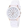 CdyBox Women Men Ladies Fashion Luxury Silicone Quartz Watch Unisex Jelly Wrist Watch
