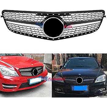 Gloss Black Front Bumper Lip For 2008-2014 Mercedes C250 C300 W204 Gloss Black Front Bumper Lip For 2008-2014 Mercedes C250 C300 W204