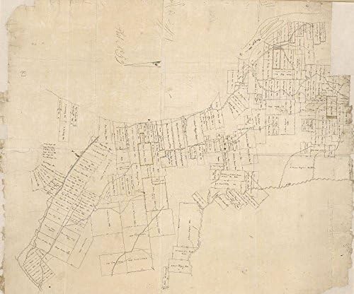 Vintage 1805 Map of Map of Manchac and Baton Rouge District, Spanish West Florida Baton Rouge, East Baton Rouge Parish, Louisiana, Lousiana, Manchac, United States