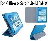 HappyZone PU Leather Case Cover For Hisense Sero 7 Lite LT Tablet - Blue