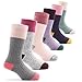 Boys Wool Socks Kids Winter Warm Socks Thermal Crew Socks for Boys 6 Pack