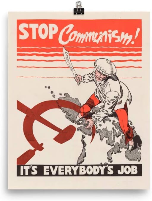 Amazon.com: Vintage Poster - Stop Communism 1193 - Enhanced Matte ...