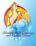 Monthly Bill Organizer and Budget Planner Beautiful Rainbow Unicorn: Extra Large 8.5 x11 Budget Book with Motivational Quotes (Smart Budget Books) (Volume 7) by Laura's Cute Planners