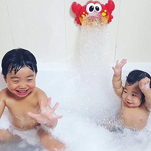 HOCHE Toy-Crab Musical Bubble Maker Fun Bath Toy,Automated Spout Bubble Machine Blower Maker with 12 Nursery Rhymes for Baby - Thumbnail 3