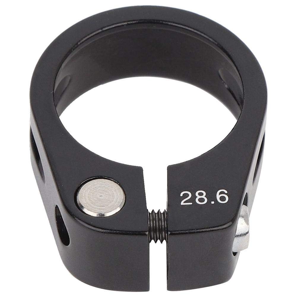 BicycleClamp,28.6mm Aluminium Alloy Seatpost Alloy Quick Release ClampPosts Clamp for Cycling, Riding(Black)