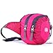 egogo Travel Sport Waist Pack Fanny Pack Bum Bag Hiking Bag with Water Bottle Holder S2209 (Rosy)