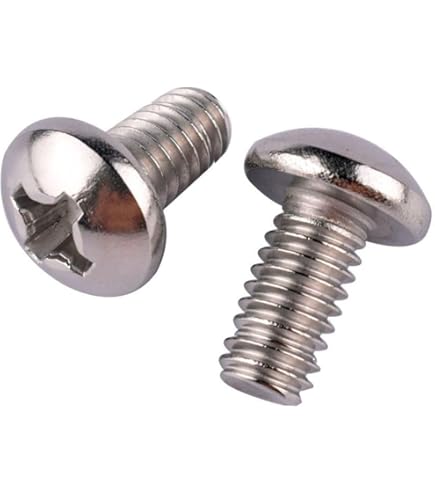 MroMax M5 X 14mm Carbon Steel Machine Screws With Washers (20Pcs)