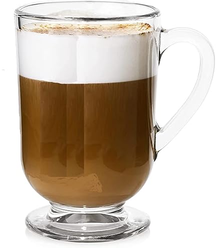 Amazon.com | 16oz Glass Coffee Mug Tea Glass Gift Celtic Tree Of Life  Irish: Irish Coffee Glasses