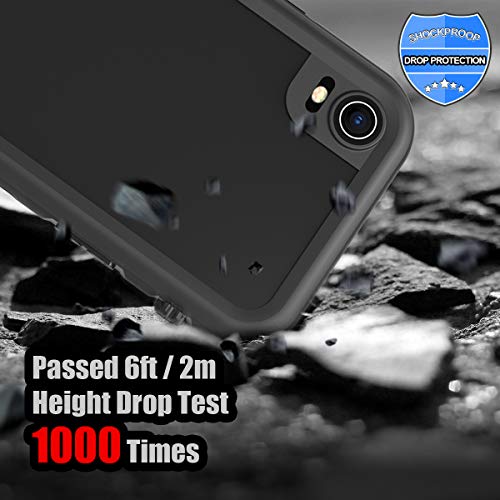 EFFUN iPhone Xr Waterproof Case, IP68 Certified Waterproof Shockproof Snowproof Dirtproof Fully Sealed Underwater Cover with Built-in Screen Protector for iPhone Xr (6.1 inch) Black - Thumbnail 7