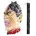 BullStar Halloween Decorations Severed Head Hanging Halloween Props Bloody Cut Off Corpse Head Latex Zombie Party Supplies (B)