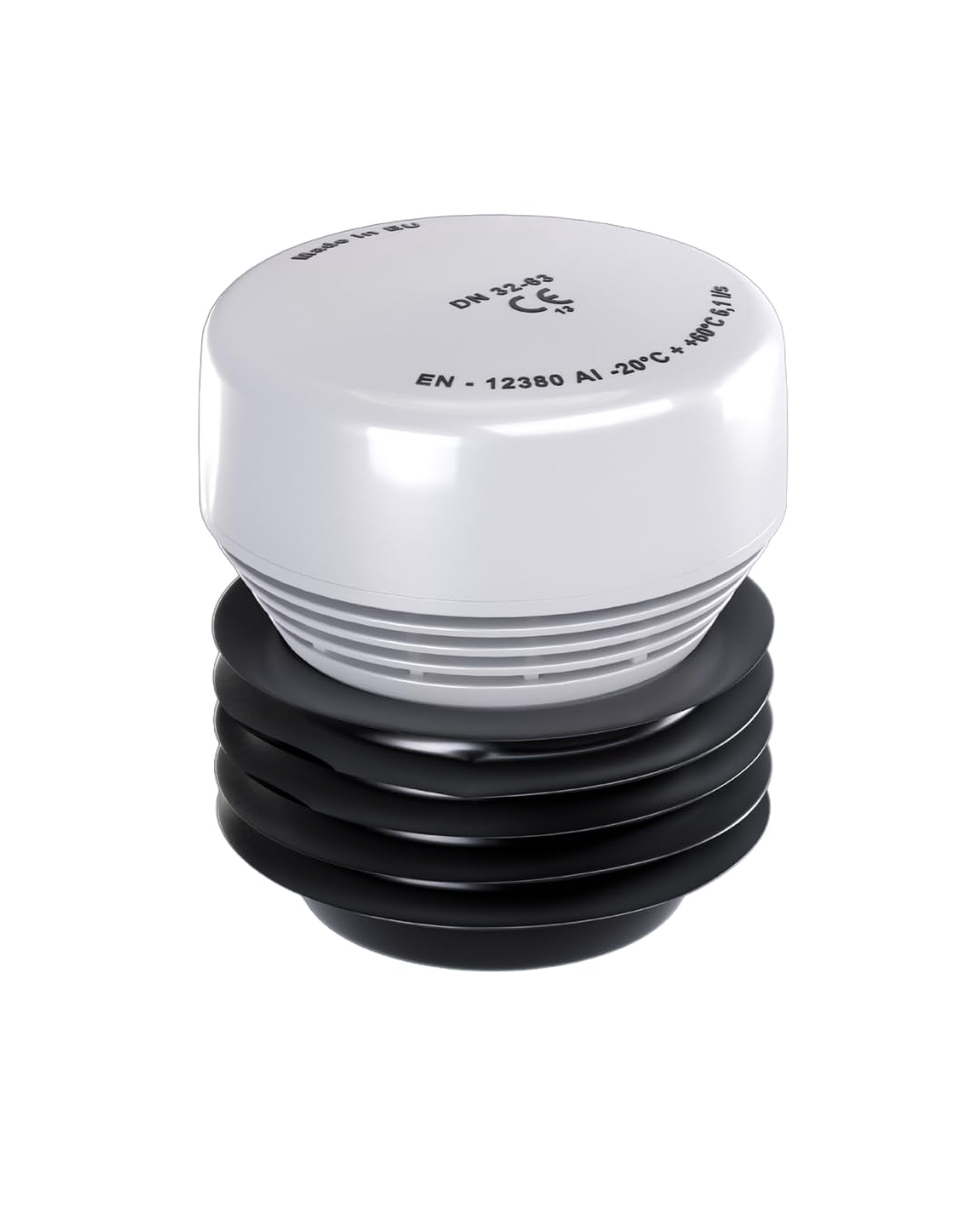 HypAir Balance Pipe Aerator DN 32-63 and DN 70-110 Ventilation Valve for Plumbing Systems (DN 32-63)