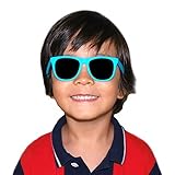 My First Sunglasses. Flexible, 100% UV Protection, and Cool Wayfarer Style Sunglasses for Infant, Baby, Toddler Ages 1-4.