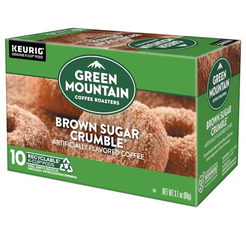 GREEN MOUNTAIN COFFEE ROASTERS BROWN SUGAR CRUMBLE KEURIG SINGLE-SERVE K-CUP PODS, MEDIUM ROAST COFFEE