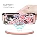 iPhone 8 Plus Case, iPhone 7 Plus Floral Case,DUEDUE Protective 2 in 1 Shockproof Slim Synthetic Leather Girly Hard PC Back TPU Bumper Case for iPhone 8 Plus/7 Plus Art Flower for Women/Girl,Rose Gold