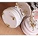 Soledi New Vintage Pink Wooden Merry-Go-Round Carousel Classic Music Box Kids Children Girls Christmas Birthday Wedding Gift Toy