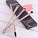 MIRACOS 4Pcs Eyeshadow Makeup Brush Cosmetic tool Set, Made With Soft, Durable Hairs, Eyeshadow Eyeliner Eyebrow Brushes Kit