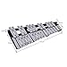 ammoon 30 Note Glockenspiel Xylophone Wooden Frame Percussion Musical Instrument