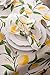 DII Lemon Bliss Tabletop Collection, Napkin Set, 6 Piece