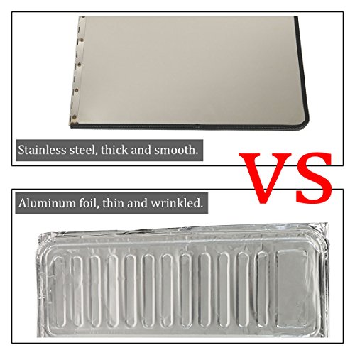 uxcell Stainless Steel Foldable Kitchen Wall Stove Oil Splash Guard