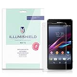 iLLumiShield - Sony Xperia Z1 Compact Anti-Glare (Matte) Screen Protector HD Clear Film / Anti-Bubble & Anti-Fingerprint / Premium Japanese High Definition Invisible Crystal Shield - Free LifeTime Warranty - [3-Pack] Retail Packaging