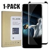 TicTacTechs Galaxy S9 Plus Black Screen Protector, Tempered Glass Screen Protector with [9H Hardness][Easy Bubble-Free Installation][Anti-Scratch][Anti-Fingerprint] for Samsung Galaxy S9 Plus