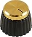 Marshall Guitar Amp Knobs, Gold Cap, Push On (Pkg 8)