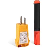 Grounding Tester Kit, Conductivity Test Pen & Outlet Continuity Tester Electrical Ground Product Test Kit for Mat Pads Sheets