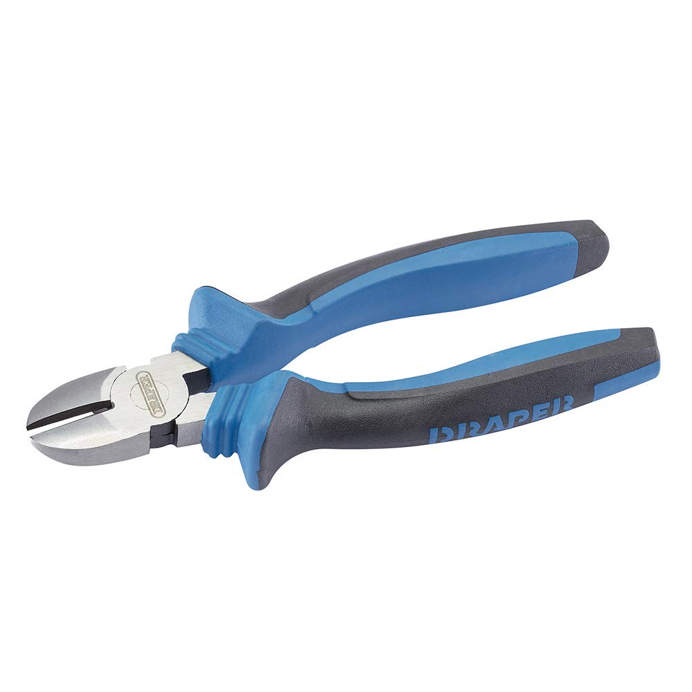 Draper 44146 Diagonal Side Cutter with Soft Grip, 180mm