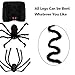 Angelhood 6.6ft Halloween Decorations Giant Spider,Large Fake Hairy Spider Scary Furry Spider Props for Indoor Outdoor Yard Party Halloween Decor,Black