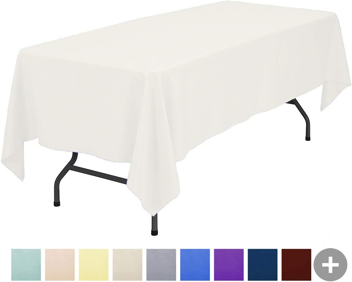 Best 6 ft ivory table cloth