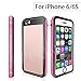 EFFUN Waterproof Case for iPhone 6s Waterproof Case for iPhone 6 Waterproof Case of 4.7 in, IP68 Waterproof Dustproof Shockproof Snowproof Case for iPhone 6s/6, Pink