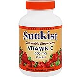SUNKIST VIT C CHWTB STRAWBERRY 90