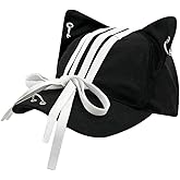 Y2k Iron Ring Trucker Hat for Women Cat Ear Baseball Caps Bowknot Visor Cap Grunge Aesthetic Hat 2026